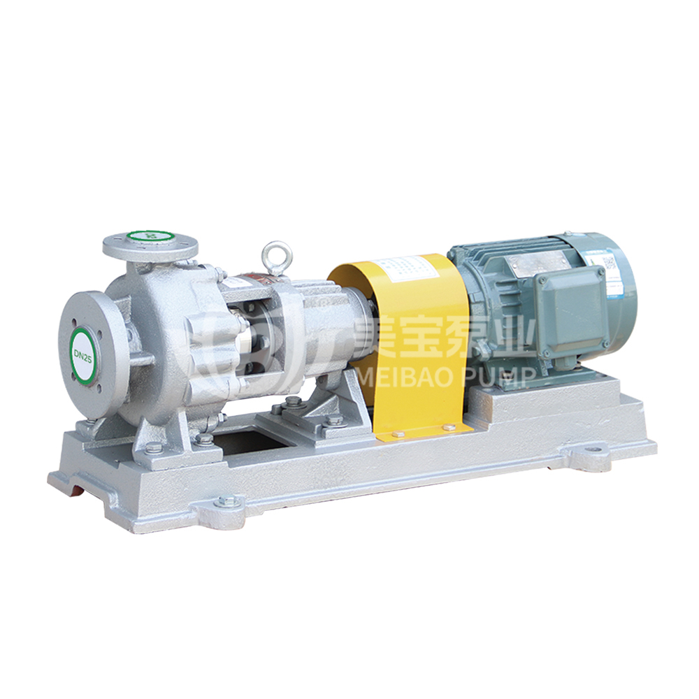 Fluoroplastic centrifugal pump